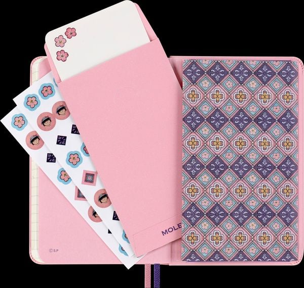 Produktbild: Moleskine Sakura Notizbuch, P/A6, Liniert, Fester Einband