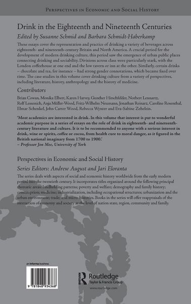 Produktbild: Drink in the Eighteenth and Nineteenth Centuries