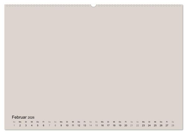 Produktbild: DIY Bastel-Kalender -Erdige Pastell Farben- Zum Selbstgestalten (Wandkalender 2026 DIN A2 quer), CALVENDO Monatskalender