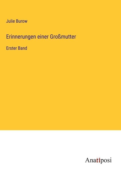 Produktbild: Erinnerungen einer Gro&szlig;mutter