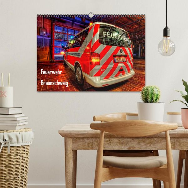 Produktbild: Feuerwehr Braunschweig (Wandkalender 2026 DIN A3 quer), CALVENDO Monatskalender