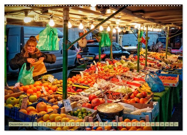 Produktbild: M&auml;rkte der Welt (hochwertiger Premium Wandkalender 2026 DIN A2 quer), Kunstdruck in Hochglanz