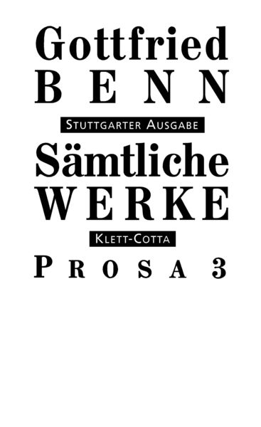 Produktbild: S&auml;mtliche Werke - Stuttgarter Ausgabe. Bd. 5 - Prosa 3 (S&auml;mtliche Werke - Stuttgarter Ausgabe, Bd. 5)
