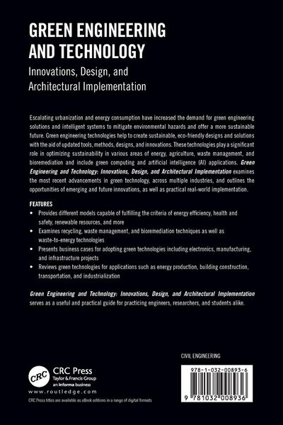 Produktbild: Green Engineering and Technology