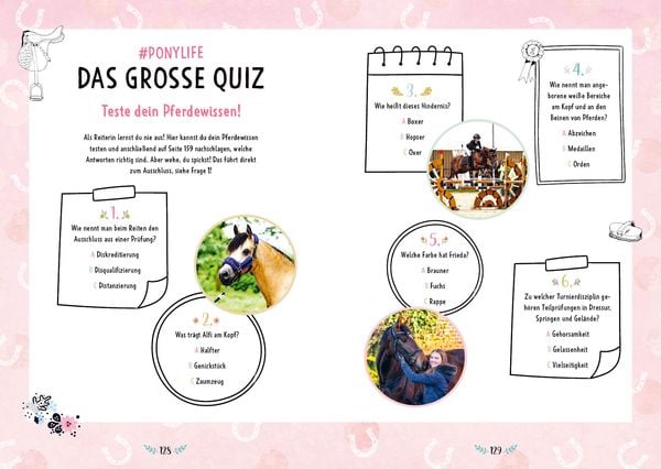 Produktbild: # ponylife &ndash; Mein Pferde-Mitmach-Journal von den Social-Media-Stars Lia und Lea