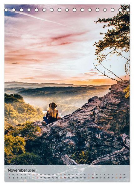 Produktbild: Wandern - meine Leidenschaft (Tischkalender 2026 DIN A5 hoch), CALVENDO Monatskalender