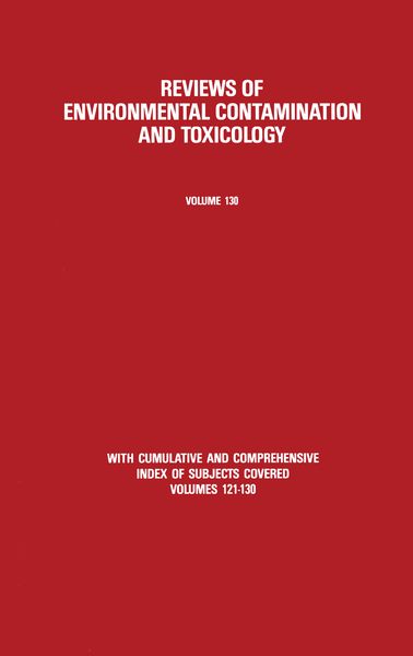 Produktbild: Reviews of Environmental Contamination and Toxicology
