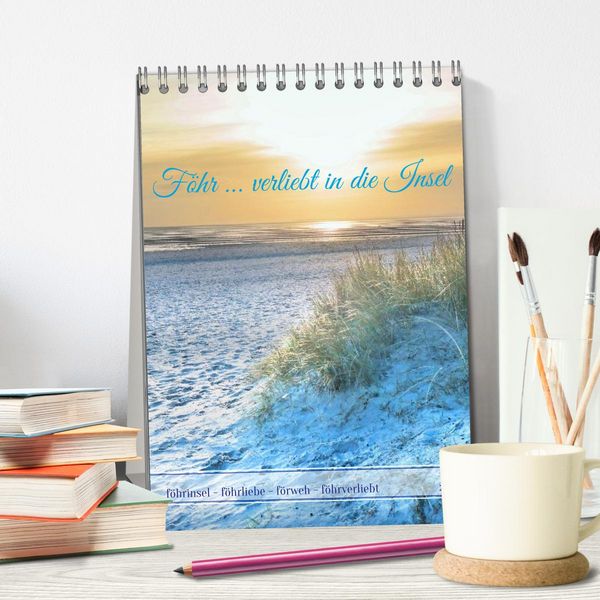 Produktbild: F&ouml;hr &hellip; verliebt in die Insel (Tischkalender 2026 DIN A5 hoch), CALVENDO Monatskalender