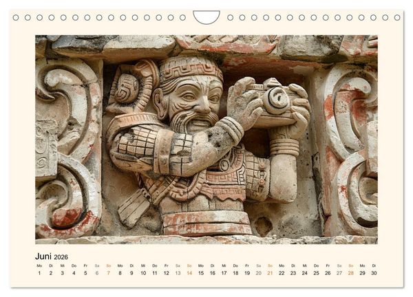 Produktbild: Die Maya und ihre Geheimnisse (Wandkalender 2026 DIN A4 quer), CALVENDO Monatskalender