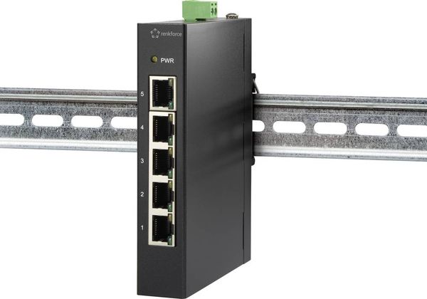 Produktbild: Renkforce RF-3394866 FEH-500 Industrial Ethernet Switch
