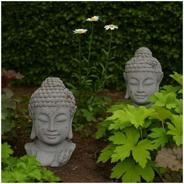 HTI-Living BUDDHAKOPF 12,7X10,5X20 CM 1800 GRAMM BUDDHAKOPF 12,7X10,5X20 CM 1800 GRAMM