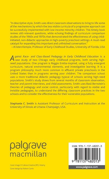 Produktbild: Against Race- and Class-Based Pedagogy in Early Childhood Education