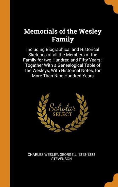 Produktbild: Memorials Of The Wesley Family