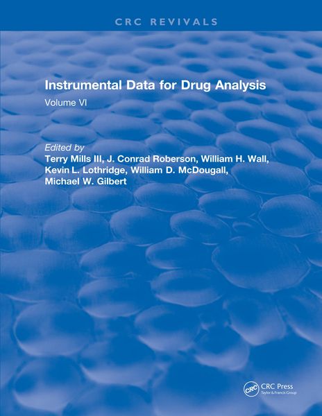 Produktbild: Instrumental Data for Drug Analysis, Second Edition