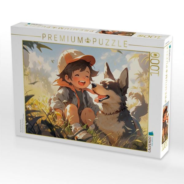 Produktbild: CALVENDO Puzzle Mein tierischer Freund | 1000 Teile Lege-Gr&ouml;&szlig;e 64x48cm Foto-Puzzle f&uuml;r gl&uuml;ckliche Stunden
