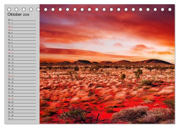 Produktbild: Australien. Impressionen (Tischkalender 2026 DIN A5 quer), CALVENDO Monatskalender