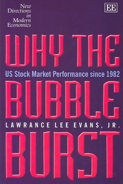 Produktbild: Jr., L:  Why the Bubble Burst