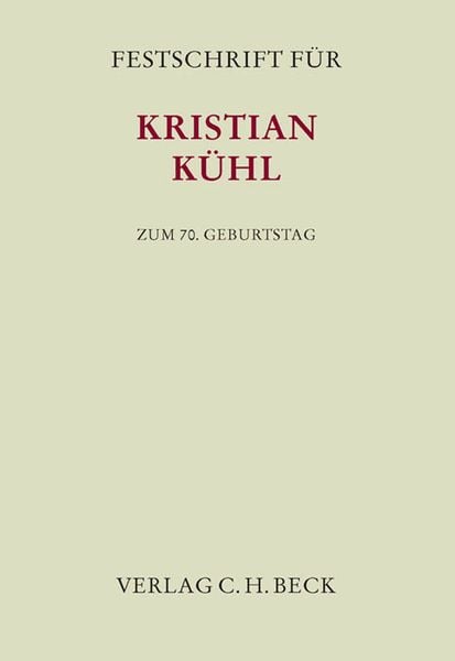 Produktbild: Festschrift f&uuml;r Kristian K&uuml;hl zum 70. Geburtstag