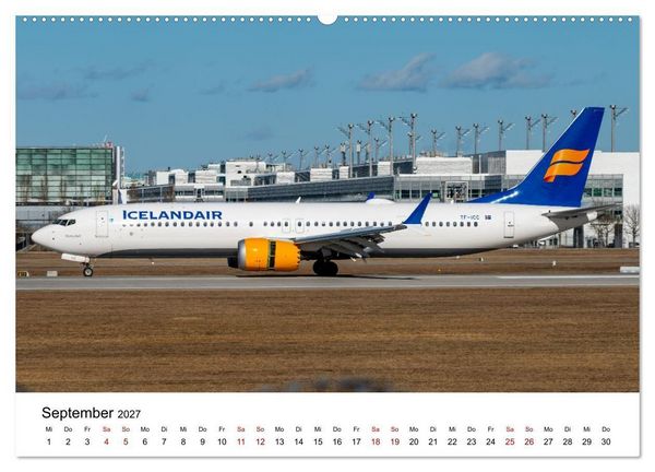 Produktbild: Boeing 737 - Die Baby Boeing (hochwertiger Premium Wandkalender 2027 DIN A2 quer), Kunstdruck in Hochglanz