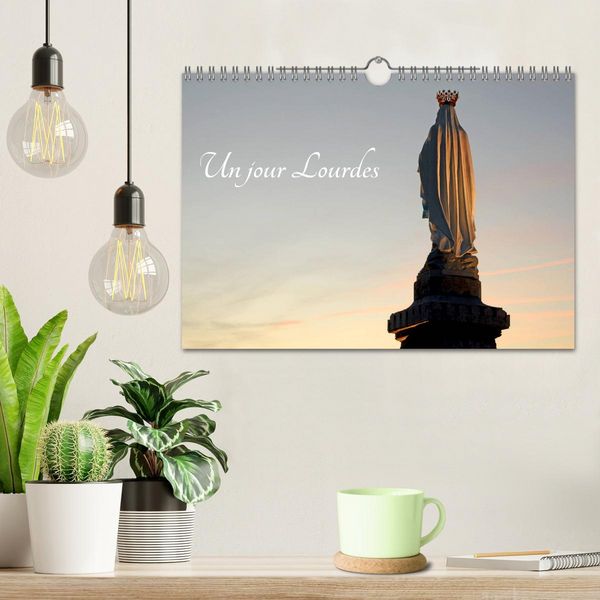 Produktbild: Un jour Lourdes (Calendrier mural 2026 DIN A4 vertical), CALVENDO calendrier mensuel