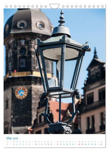Produktbild: Dresdner Laternen (Wandkalender 2026 DIN A4 hoch), CALVENDO Monatskalender