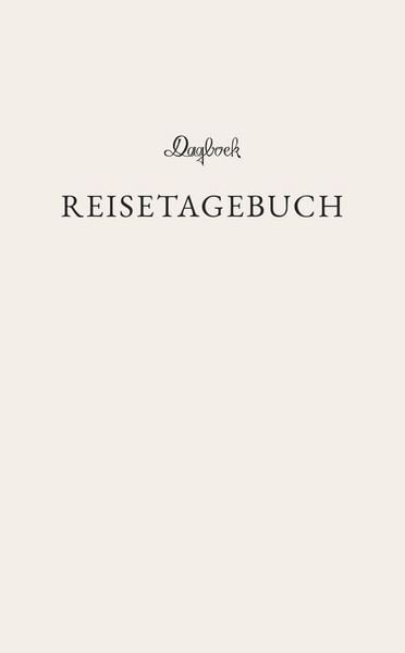 Produktbild: Reisetagebuch