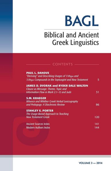 Produktbild: Biblical and Ancient Greek Linguistics, Volume 3