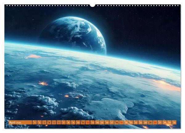 Produktbild: Ferne Galaxien (Wandkalender 2026 DIN A2 quer), CALVENDO Monatskalender