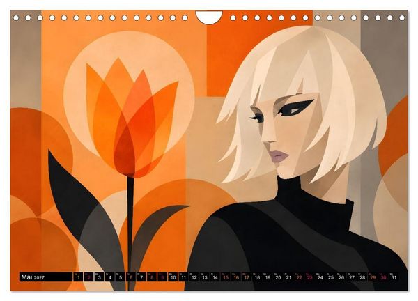 Produktbild: Fantasieportr&auml;ts zwischen Traum und Wirklichkeit (Wandkalender 2027 DIN A4 quer), CALVENDO Monatskalender