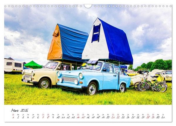 Produktbild: Trabi-Treffen (Wandkalender 2026 DIN A3 quer), CALVENDO Monatskalender