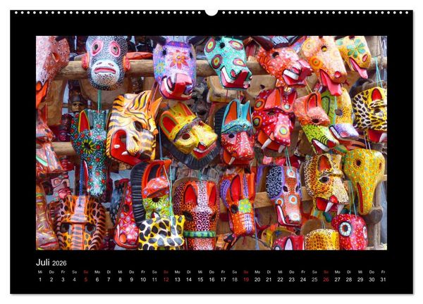 Produktbild: Farbenfrohes Guatemala (Wandkalender 2026 DIN A2 quer), CALVENDO Monatskalender