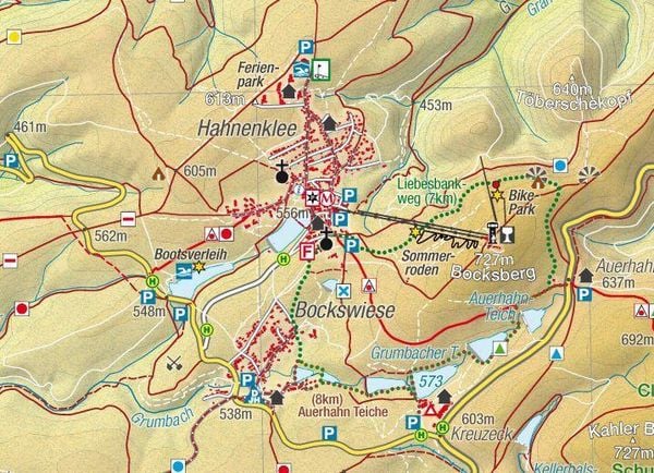 Produktbild: Wanderkarte Der Westliche Harz 1:50.000