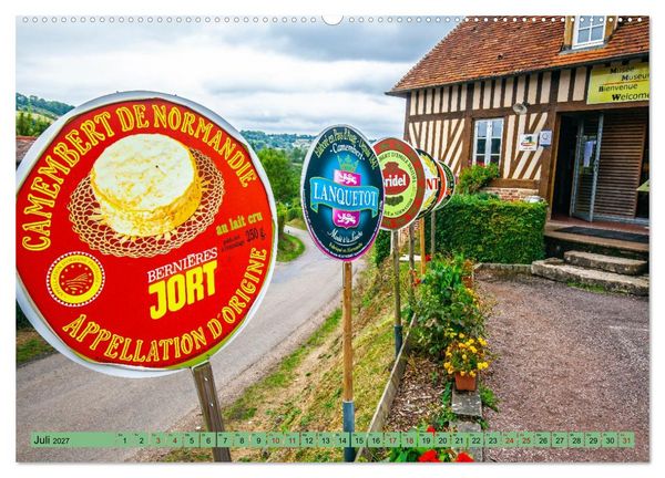 Produktbild: Die Normandie f&uuml;r Entdecker (hochwertiger Premium Wandkalender 2027 DIN A2 quer), Kunstdruck in Hochglanz