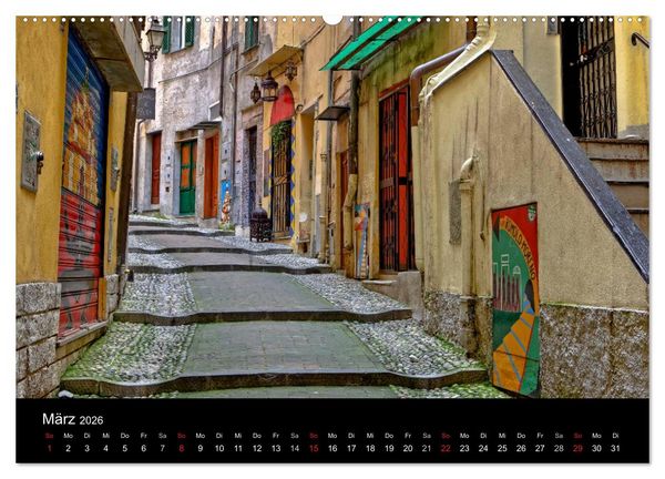 Produktbild: Ligurien - die italienische Riviera (Wandkalender 2026 DIN A2 quer), CALVENDO Monatskalender