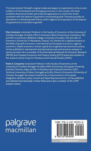 Produktbild: Models of Balance of Payments Constrained Growth