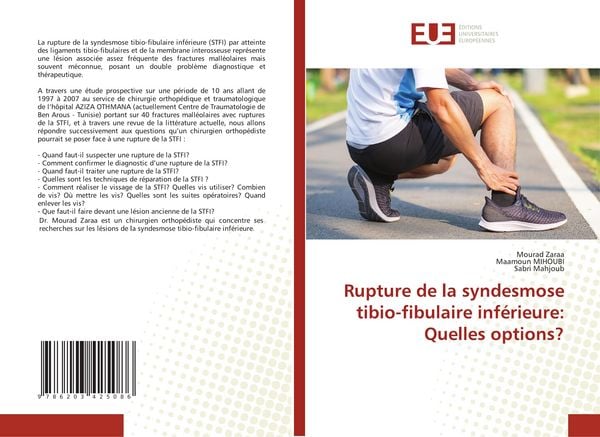 Produktbild: Rupture de la syndesmose tibio-fibulaire inf&eacute;rieure: Quelles options?