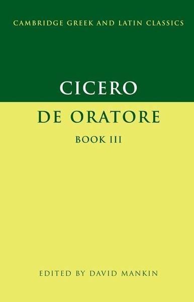 Produktbild: Cicero: De Oratore Book III