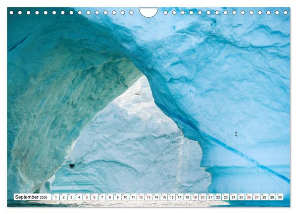 Produktbild: Eisberge - Gr&ouml;nlands magische Eisgestalten (Wandkalender 2026 DIN A4 quer), CALVENDO Monatskalender