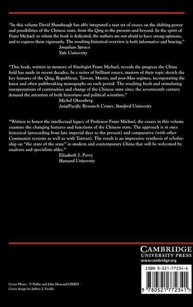 Produktbild: The Modern Chinese State