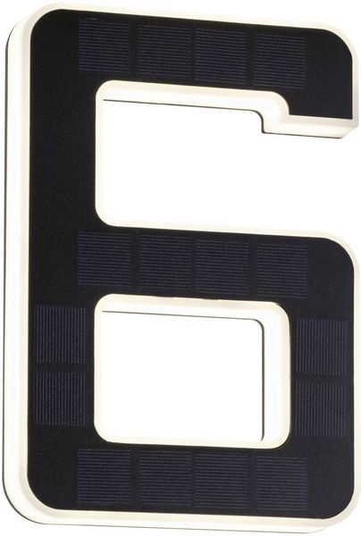 Produktbild: Paulmann 79847 Solar-Hausnummernleuchte 0.20W Warmwei&szlig; Schwarz