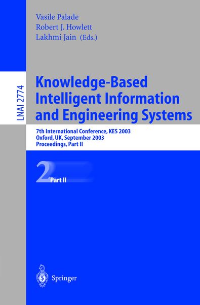 Produktbild: Knowledge-Based Intelligent Information and Engineering Systems