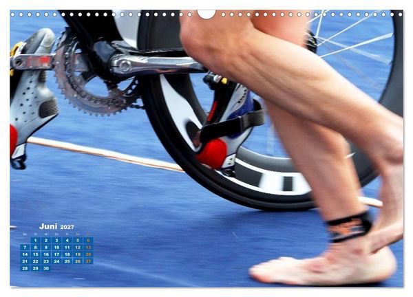 Produktbild: Triathlon: Mit Leidenschaft zur pers&ouml;nlichen Bestzeit (Wandkalender 2027 DIN A3 quer), CALVENDO Monatskalender