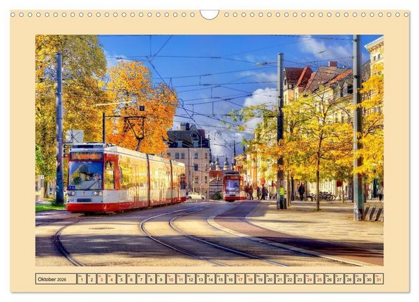 Produktbild: Stadtansichten von Halle an der Saale (Wandkalender 2026 DIN A3 quer), CALVENDO Monatskalender