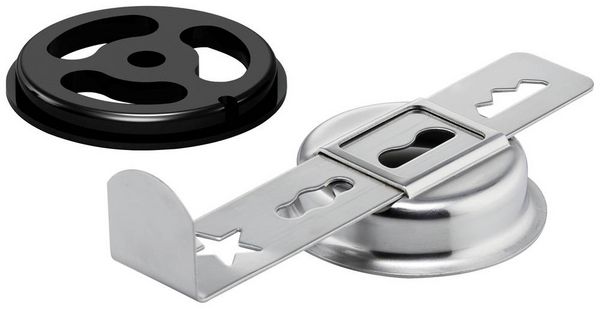 Produktbild: Bosch Haushalt MUZ9SV1 MUZ9SV1 Spritzgeb&auml;ckaufsatz Edelstahl, Schwarz
