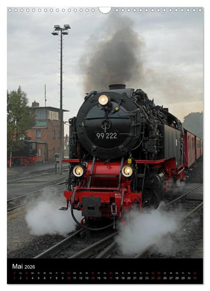Produktbild: Die Brockenbahn (Wandkalender 2026 DIN A3 hoch), CALVENDO Monatskalender