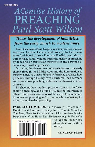 Produktbild: Concise History of Preaching
