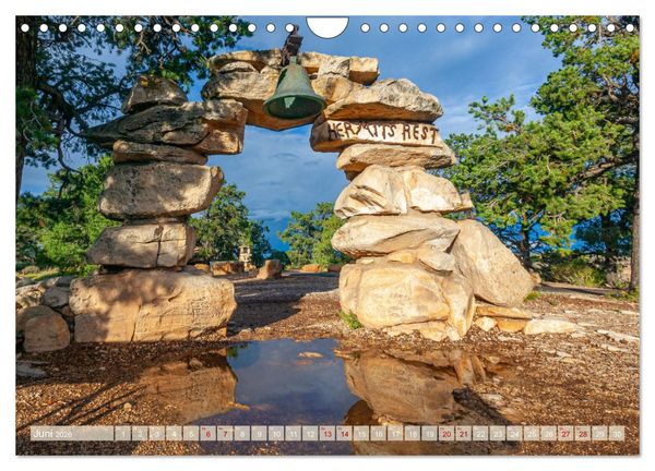 Produktbild: Grand Canyon - Perspektiven einer au&szlig;ergew&ouml;hnlichen Schlucht (Wandkalender 2026 DIN A4 quer), CALVENDO Monatskalender