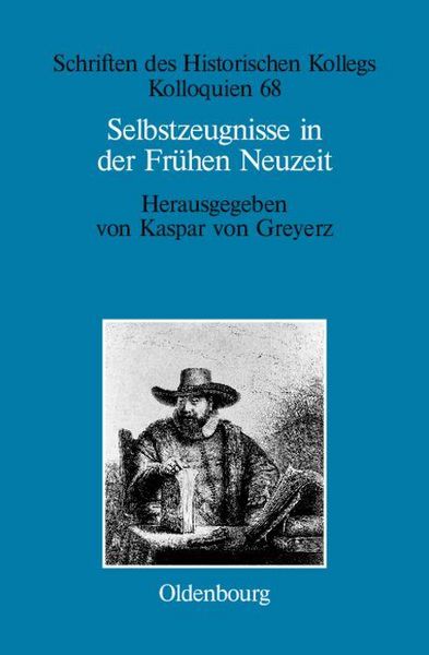 Produktbild: Selbstzeugnisse in der Fr&uuml;hen Neuzeit