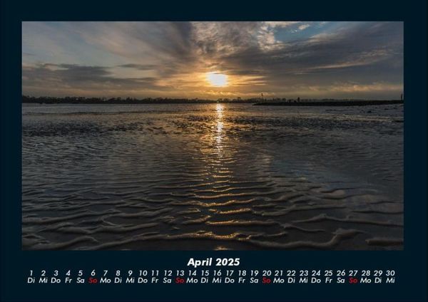 Produktbild: Sonnenuntergang 2025 Fotokalender DIN A4