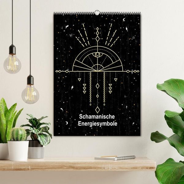 Produktbild: Schamanische Energiesymbole (Wandkalender 2026 DIN A2 hoch), CALVENDO Monatskalender